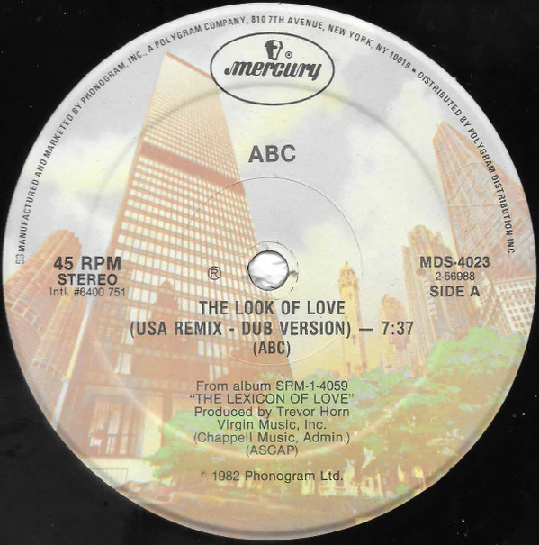 ABC - The Look Of Love (USA Remix - Dub Version) (12") (Near Mint (NM or M-))