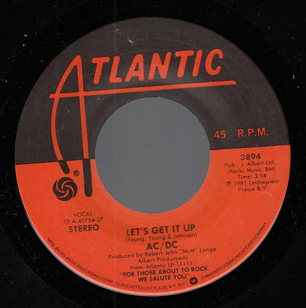 AC/DC - Let's Get It Up / Snowballed (7") (Very Good Plus (VG+)) - Image 3