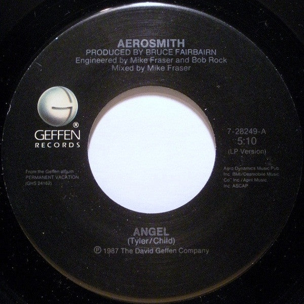 Aerosmith - Angel (7") (Near Mint (NM or M-)) - Image 3