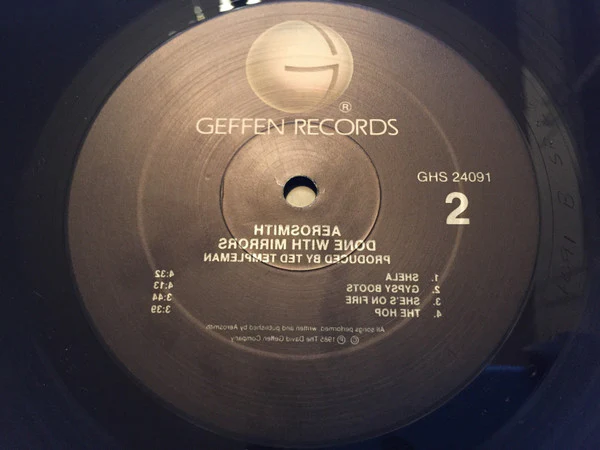 Aerosmith - Done With Mirrors (LP) (Near Mint (NM or M-)) - Image 4