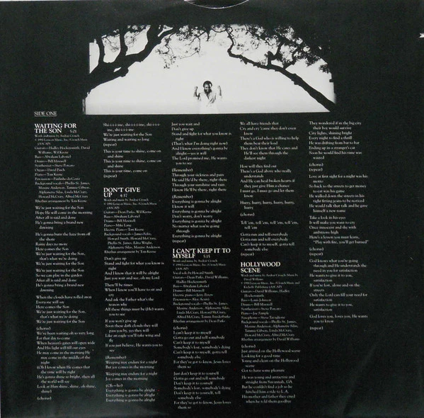 Andraé Crouch - Don't Give Up (LP) (Near Mint (NM or M-)) - Image 5
