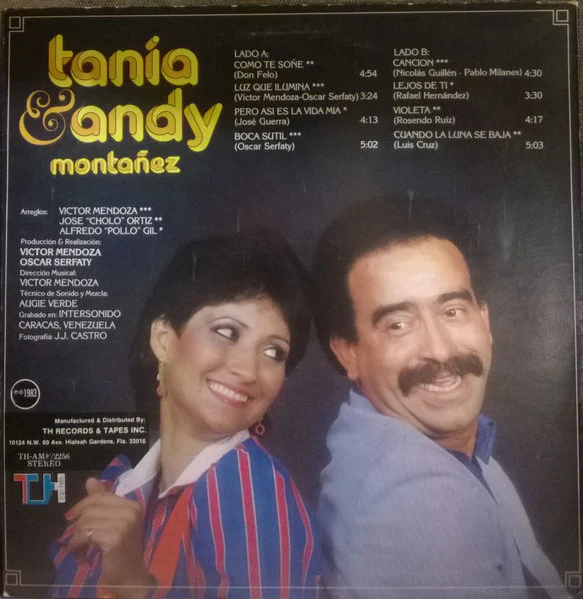 Andy Montañez, Tania - Tania & Andy Montañez (LP) (Near Mint (NM or M-)) - Image 2