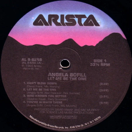 Angela Bofill - Let Me Be The One (LP) (Near Mint (NM or M-)) - Image 3