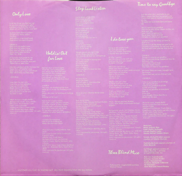 Angela Bofill - Something About You (LP) (Near Mint (NM or M-)) - Image 4