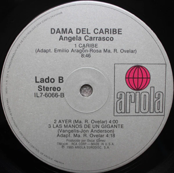 Angela Carrasco - Dama Del Caribe (LP) (Mint (M)) - Image 4