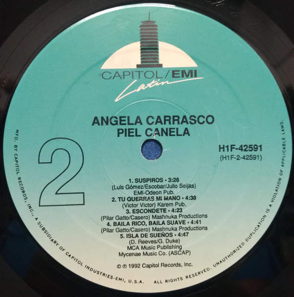 Angela Carrasco - Piel Canela (LP) (Mint (M)) - Image 3