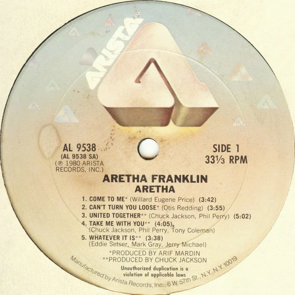 Aretha Franklin - Aretha (LP) (Mint (M)) - Image 5