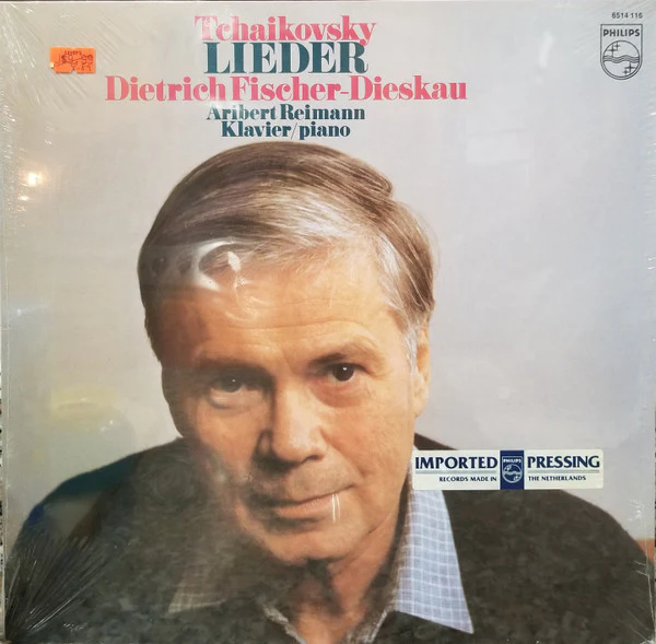 Aribert Reimann, Pyotr Ilyich Tchaikovsky, Dietrich Fischer-Dieskau - Lieder (LP) (Near Mint (NM or M-))