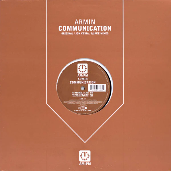 Armin van Buuren - Communication (12") (Very Good Plus (VG+))