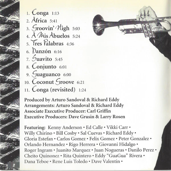 Arturo Sandoval - Danzón (Dance On) (CD) (Near Mint (NM or M-)) - Image 4