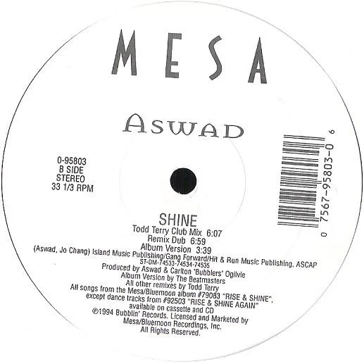 Aswad - Shine (12") (Near Mint (NM or M-)) - Image 3