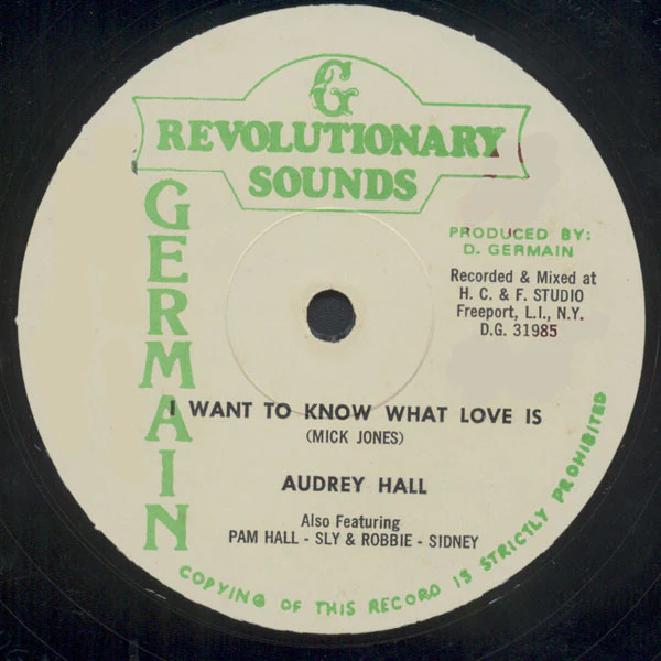 Audrey Hall - I Want To Know What Love Is (12") (Very Good Plus (VG+))