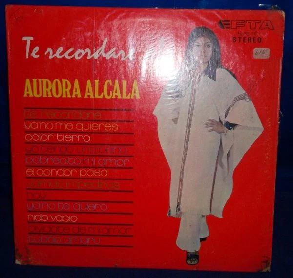Aurora Alcala - Te Recordare....! (LP) (Very Good (VG))