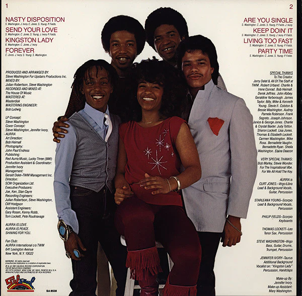 Aurra - Send Your Love (LP) (Very Good Plus (VG+)) - Image 2