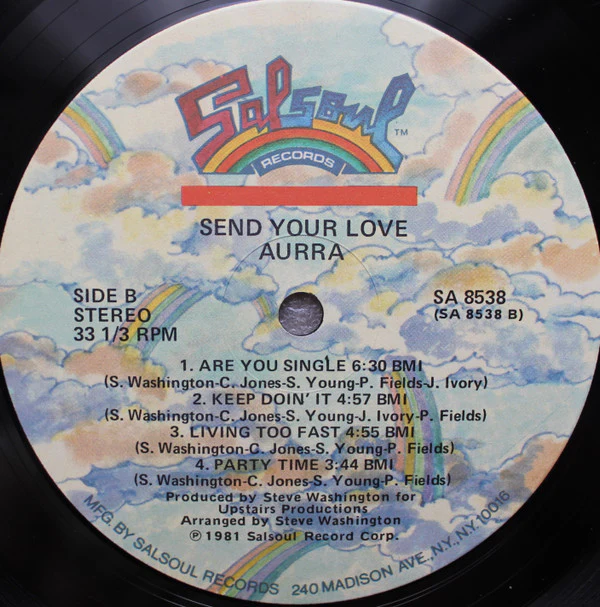 Aurra - Send Your Love (LP) (Very Good Plus (VG+)) - Image 4