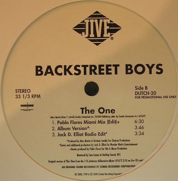 Backstreet Boys - The One (12") (Near Mint (NM or M-)) - Image 3