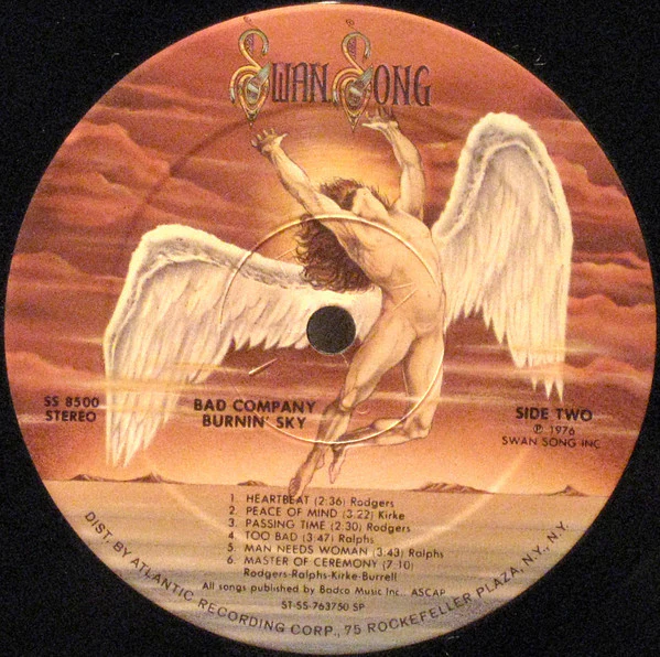 Bad Company  - Burnin' Sky (LP) (Mint (M)) - Image 5