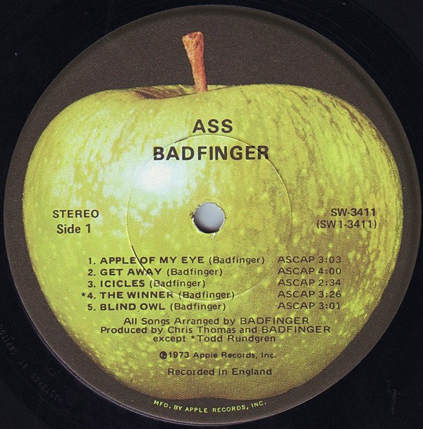 Badfinger - Ass (LP) (Near Mint (NM or M-)) - Image 3
