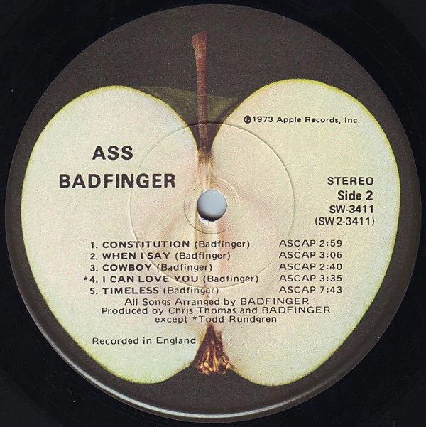 Badfinger - Ass (LP) (Near Mint (NM or M-)) - Image 4