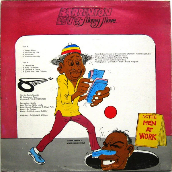 Barrington Levy - Money Move (LP) (Very Good Plus (VG+)) - Image 2