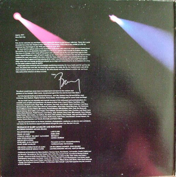 Barry Manilow - Live (2xLP) (Very Good Plus (VG+)) - Image 2