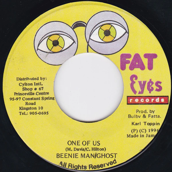 Beenie Man / Ghost - One Of Us (7") (Near Mint (NM or M-))
