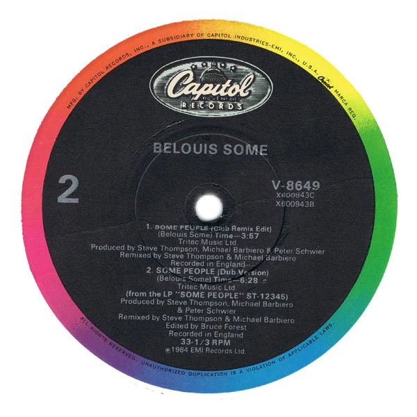Belouis Some - Some People (12") (Near Mint (NM or M-)) - Image 4