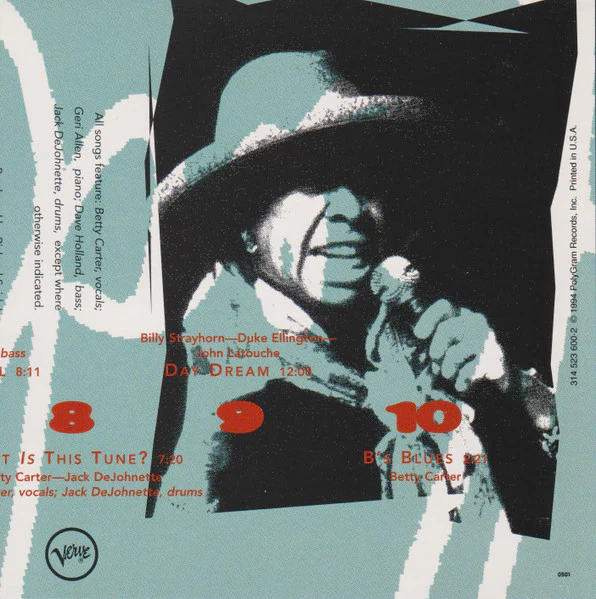 Betty Carter - Feed The Fire (CD) (Mint (M)) - Image 3
