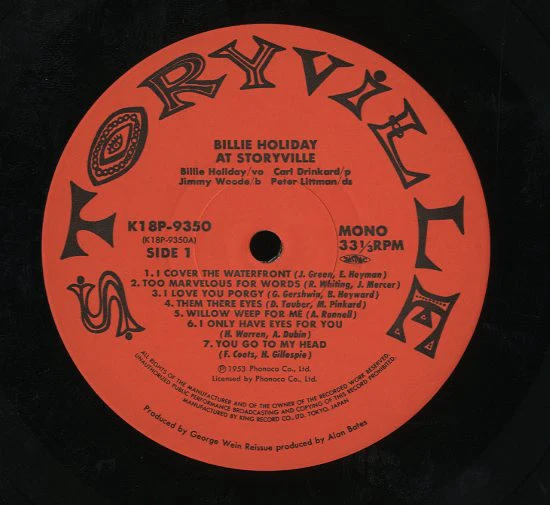 Billie Holiday - Billie Holiday At Storyville (LP) (Near Mint (NM or M-)) - Image 3