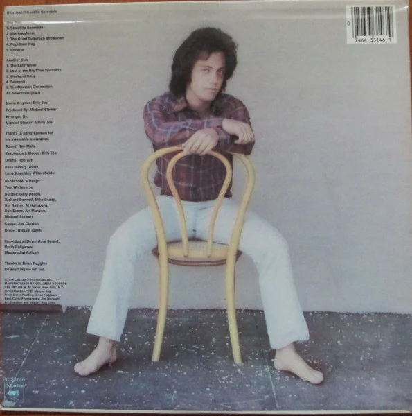 Billy Joel - Streetlife Serenade (LP) (Mint (M)) - Image 2
