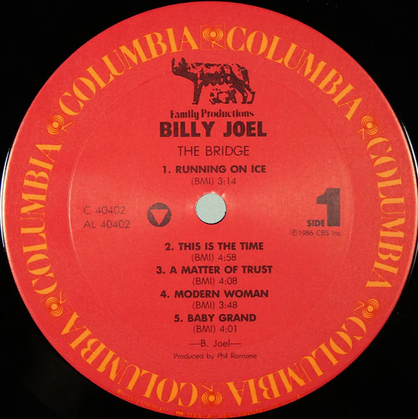 Billy Joel - The Bridge (LP) (Very Good Plus (VG+)) - Image 3