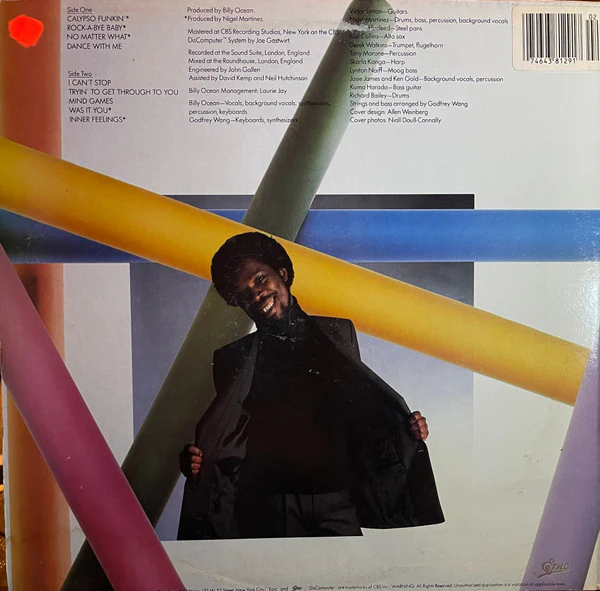 Billy Ocean - Inner Feelings (LP) (Mint (M)) - Image 2