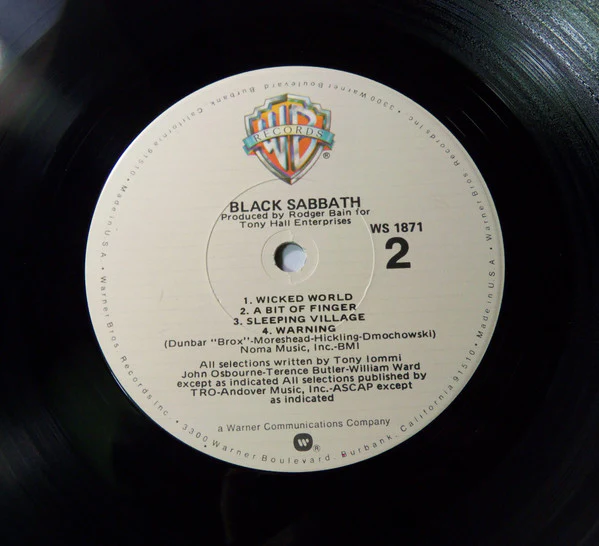 Black Sabbath - Black Sabbath (LP) (Very Good Plus (VG+)) - Image 4