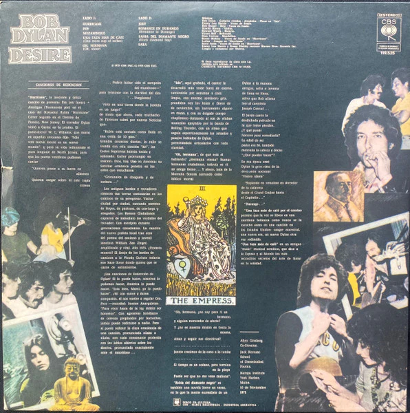 Bob Dylan - Desire (LP) (Very Good Plus (VG+)) - Image 2