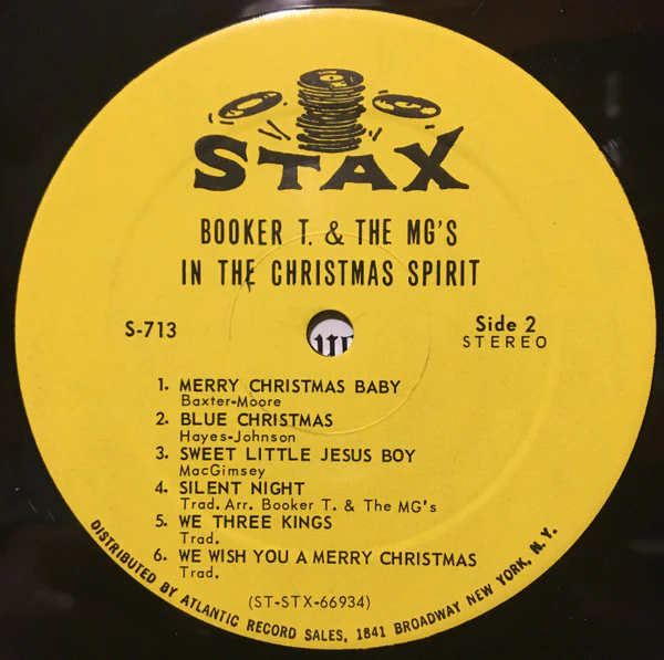Booker T & The MG's - In The Christmas Spirit (LP) (Near Mint (NM or M-)) - Image 4