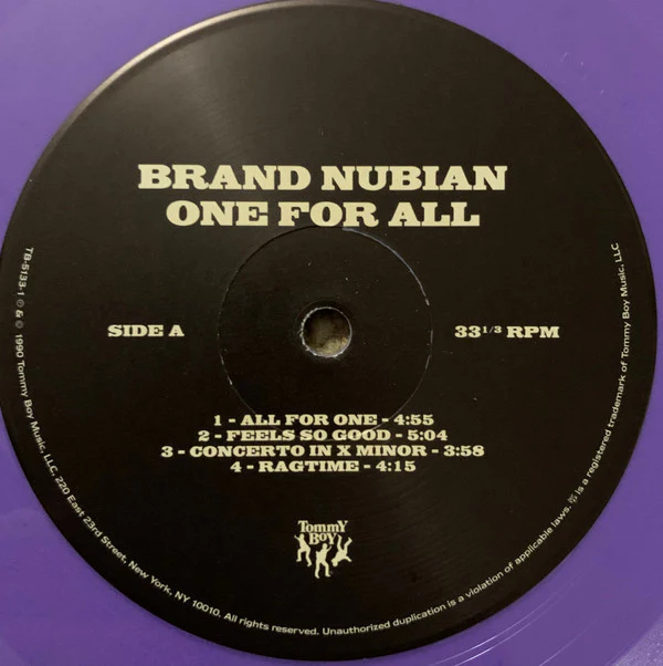 Brand Nubian - One For All (2xLP) (Mint (M)) - Image 5