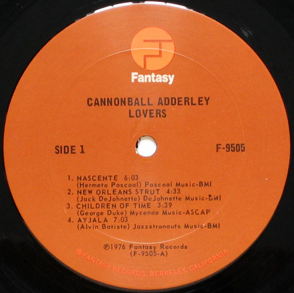 Cannonball Adderley - Lovers (LP) (Mint (M)) - Image 5