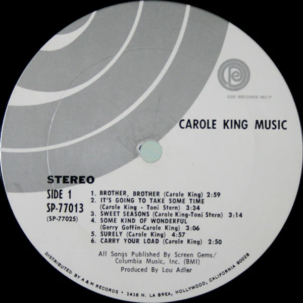 Carole King - Music (LP) (Near Mint (NM or M-)) - Image 4