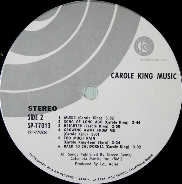 Carole King - Music (LP) (Near Mint (NM or M-)) - Image 5