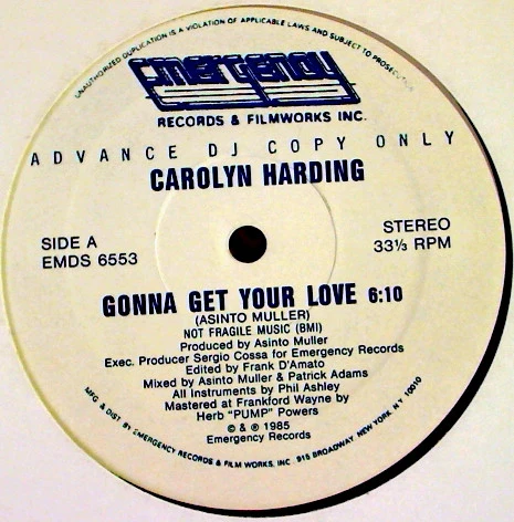 Carolyn Harding - Gonna Get Your Love (12") (Very Good Plus (VG+))