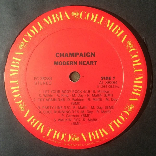 Champaign - Modern Heart (LP) (Mint (M)) - Image 3