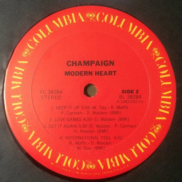 Champaign - Modern Heart (LP) (Mint (M)) - Image 4