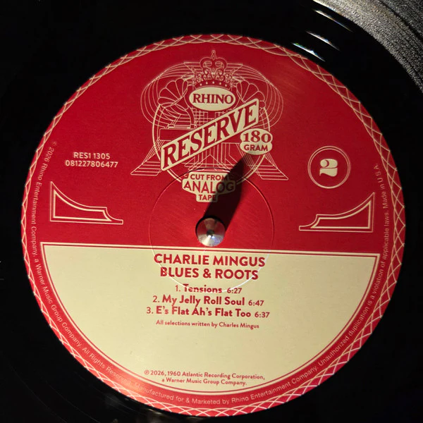 Charlie Mingus* - Blues & Roots (LP) (Mint (M)) - Image 4