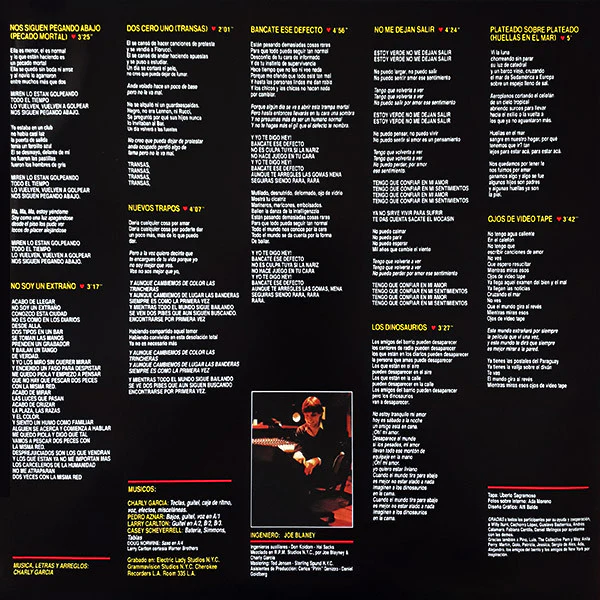 Charly Garcia - Clics Modernos (LP) (Mint (M)) - Image 4
