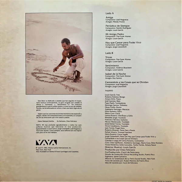 Cheo Feliciano - Profundo (LP) (Very Good Plus (VG+)) - Image 2