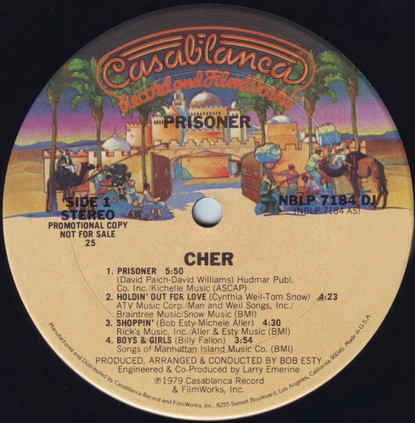 Cher - Prisoner (LP) (Near Mint (NM or M-)) - Image 5