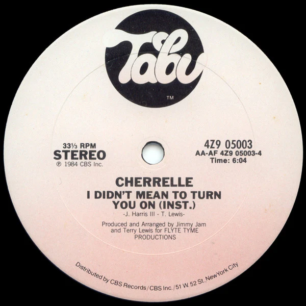 Cherrelle - I Didn't Mean To Turn You On (12") (Near Mint (NM or M-)) - Image 2
