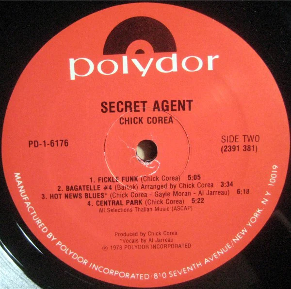 Chick Corea - Secret Agent (LP) (Near Mint (NM or M-)) - Image 4