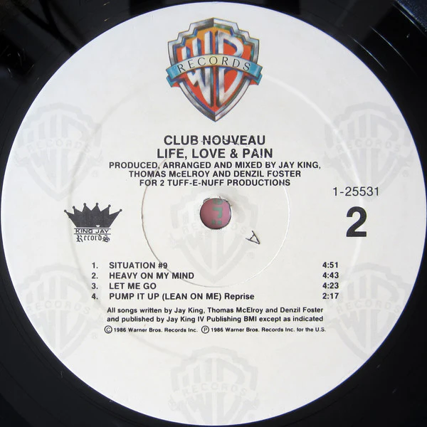 Club Nouveau - Life, Love & Pain (LP) (Near Mint (NM or M-)) - Image 4