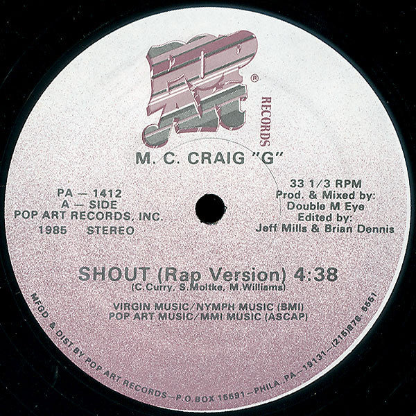 Craig G - Shout (12") (Very Good Plus (VG+))